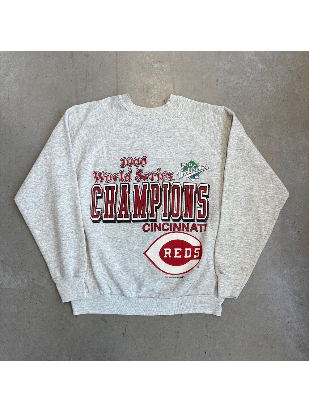 Vintage 90s MLB Cincinnati Reds World Series Champions Sweatshirt Extra Large